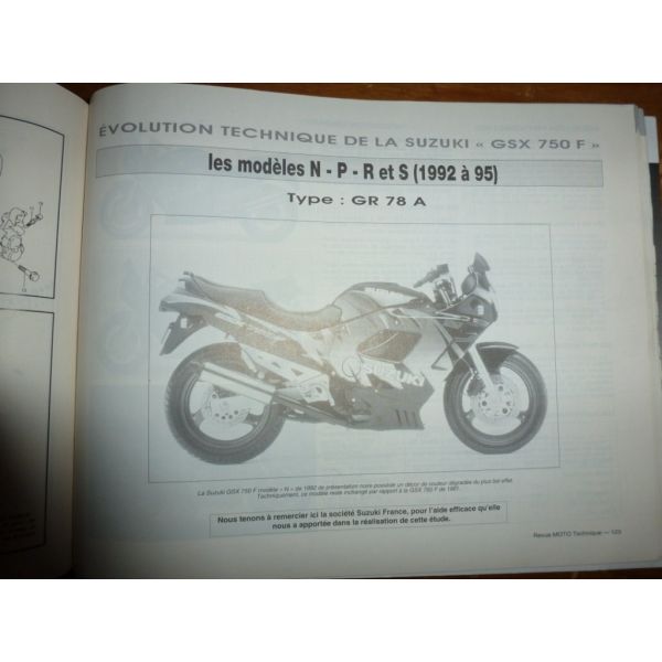 Rta Revues Technique Moto Suzuki Gsx R Gsx F