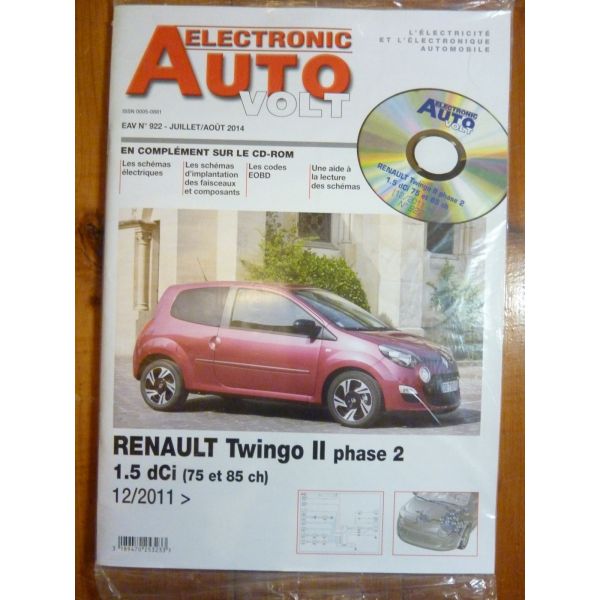 Twingo II D Revue Technique Electronic Auto Volt Renault