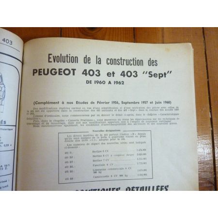 403 Revue Technique Peugeot