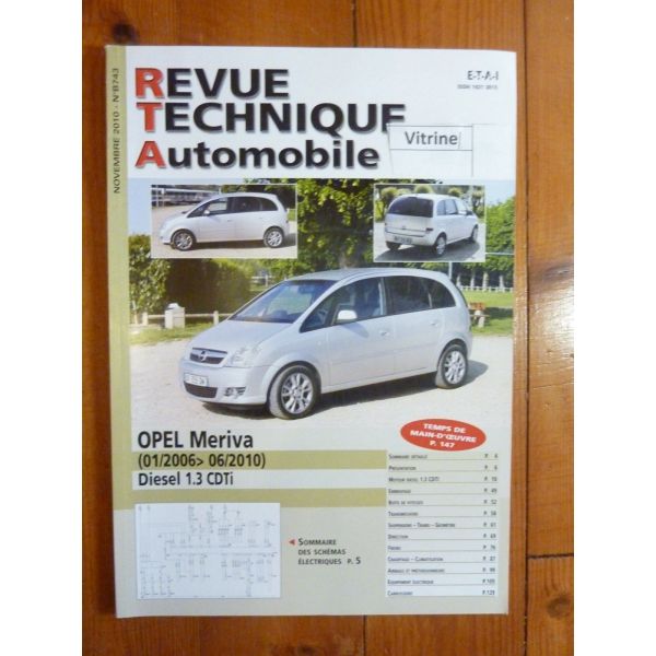 MERIVA 06-10 Revue Technique Opel