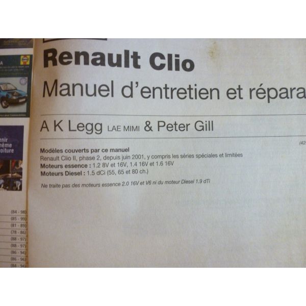 🔎 Renault Clio II : définition et explications