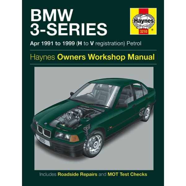 Series 3 Petrol  E36 91-99 Revue technique Haynes BMW Anglais