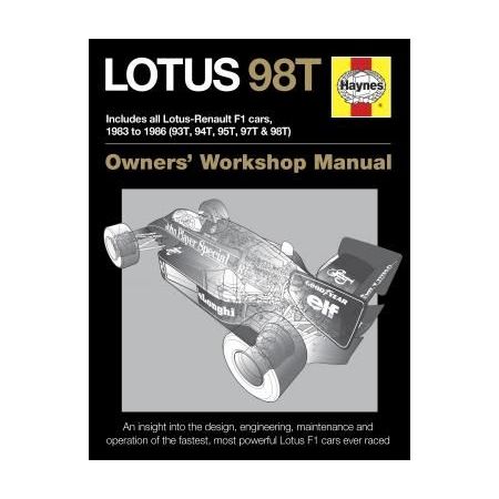 Lotus 98T Owners' Workshop Manual Revue technique Haynes Anglais