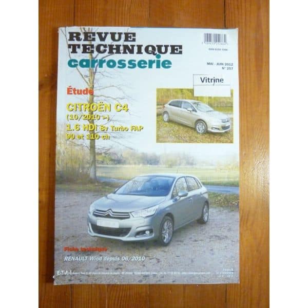 C4 1.6 HDi Revue Technique Carrosserie Citroen