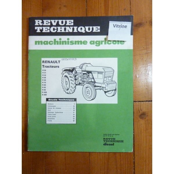 R50 à R486 Revue Technique Agricole Renault