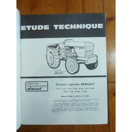 R50 à R486 Revue Technique Agricole Renault