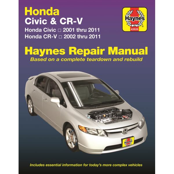 Honda Civic 2001 2010 Cr V 2002 2009 Rth042026 Revue Technique