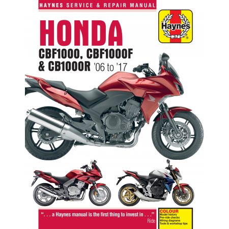 CBF 1000 & CB1000R 06-16 Revue technique Haynes HONDA Anglais