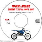 YZ 125 2004-2005 Manuel Atelier CDROM YAMAHA FR