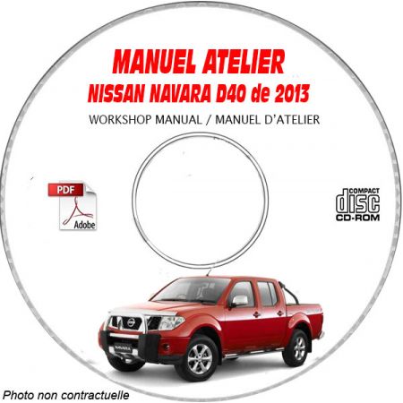 Revue technique et manuel d'atelier pour Nissan Navara d40 2013