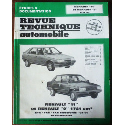 RENAULT R9, R11 Essence 1.7 1721cc

GTX - TXE - TXE Electronic - GT90

RRTA0443.3  - Réédition