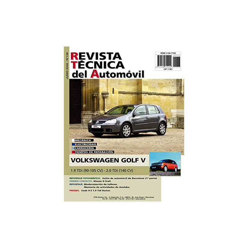 GOLF V  03-08  - Revue Technique VOLKSWAGEN Espagnol