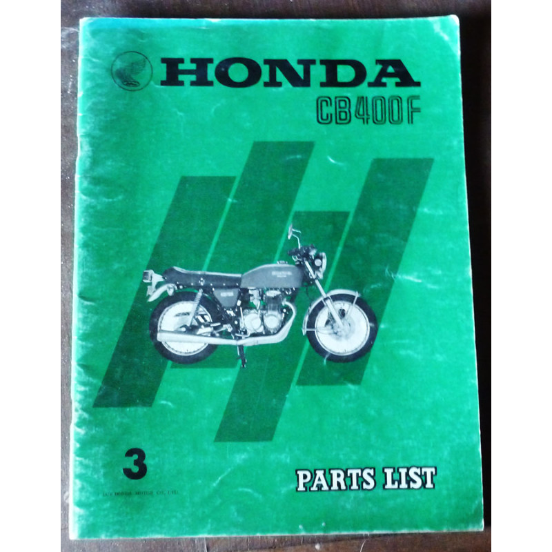 copy of CB250-350 K4 Catalogue Pieces HONDA Anglais