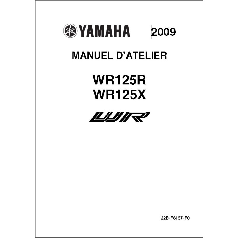 WR 125 09 - Manuel cles USB YAMAHA Fr