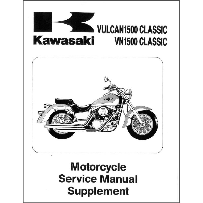 KAWASAKI  VN1500 VULCAN Classic de 1996 à 1997 manuel d'atelier