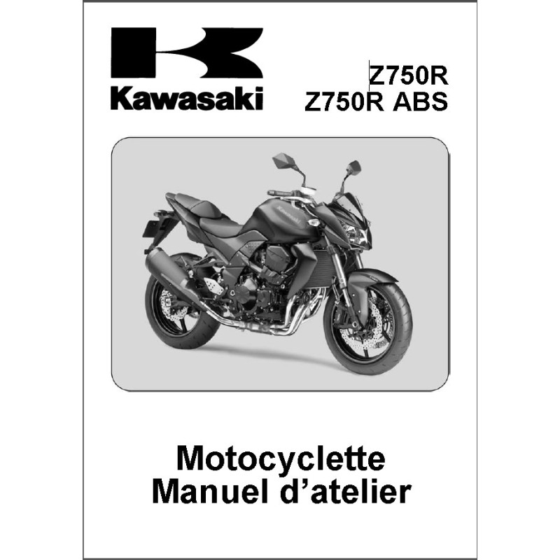 manuel d'atelier KAWASAKI  Z750 R de 2011 à 2012