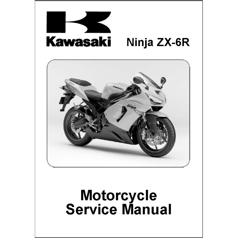 manuel d'atelier KAWASAKI  NINJA ZX-6R 636  de 2005 à 2006