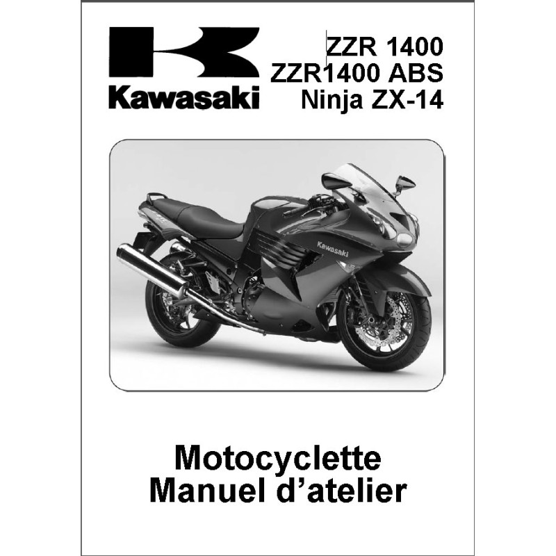 manuel d'atelier KAWASAKI  ZZ-R 1400 - NINJA ZX-14 de 2006 à 2007