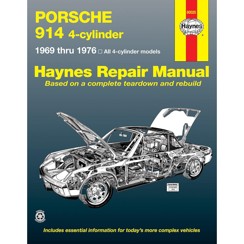 914 69-76 Revue technique Haynes PORSCHE Anglais