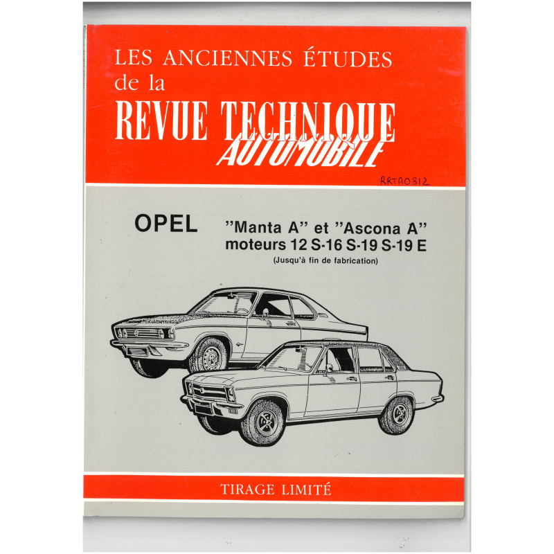 copy of MANTA ASCONA Revue Technique Opel