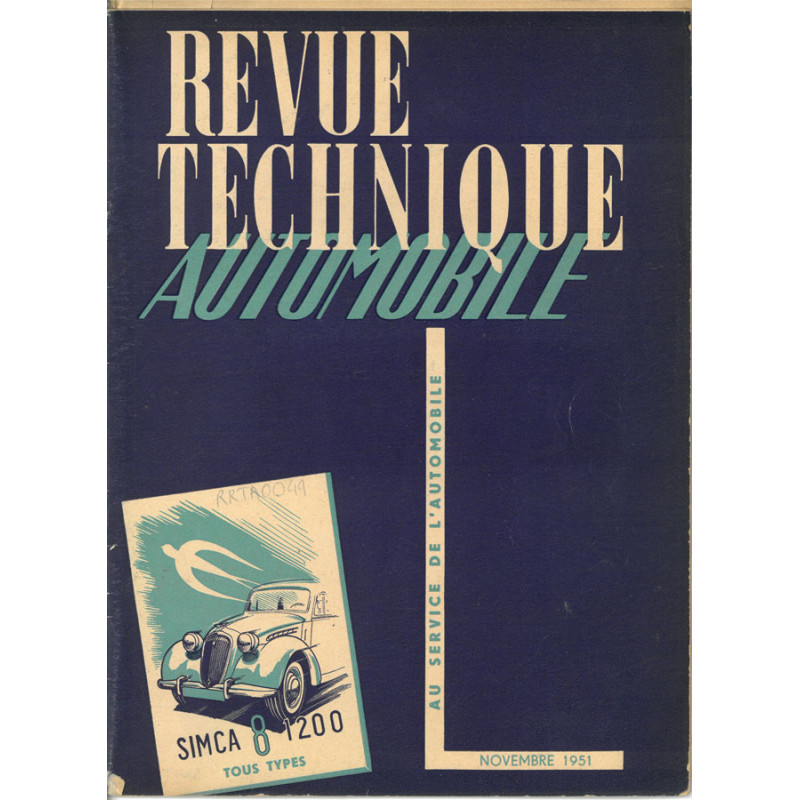 copy of SIMCA 8 Revue Technique Simca Talbot