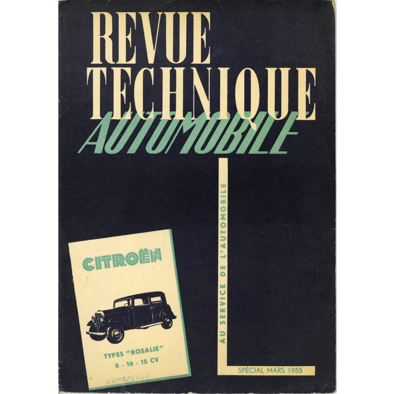 Rosalie - Revue Technique Citroen