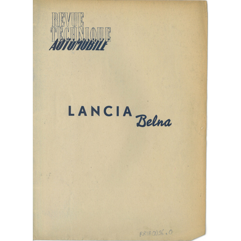 copy of Belna Revue Technique Lancia