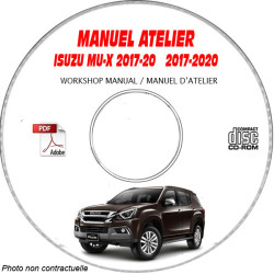 ISUZU MU-X 2017-20 de 2017 A 2020

Génération 1 - Phase 2  Type RF

Manuel d'Atelier sur CD-ROM