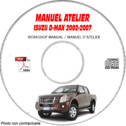 ISUZU D-MAX Phase 1  de 2002 A 2007

Manuel d'Atelier sur CD-ROM