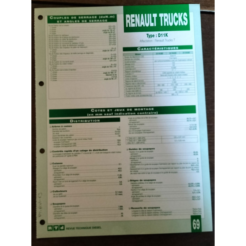 copy of DXI 11 -  Fiche Technique Rvi