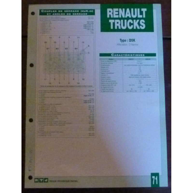 copy of DXI 11 -  Fiche Technique Rvi