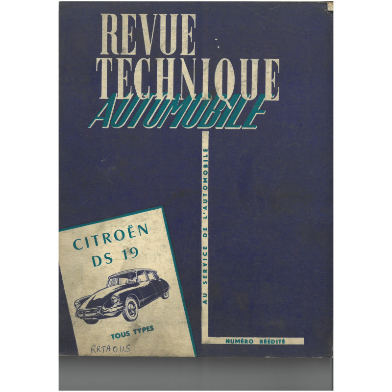 DS 19 - Revue Technique Citroen