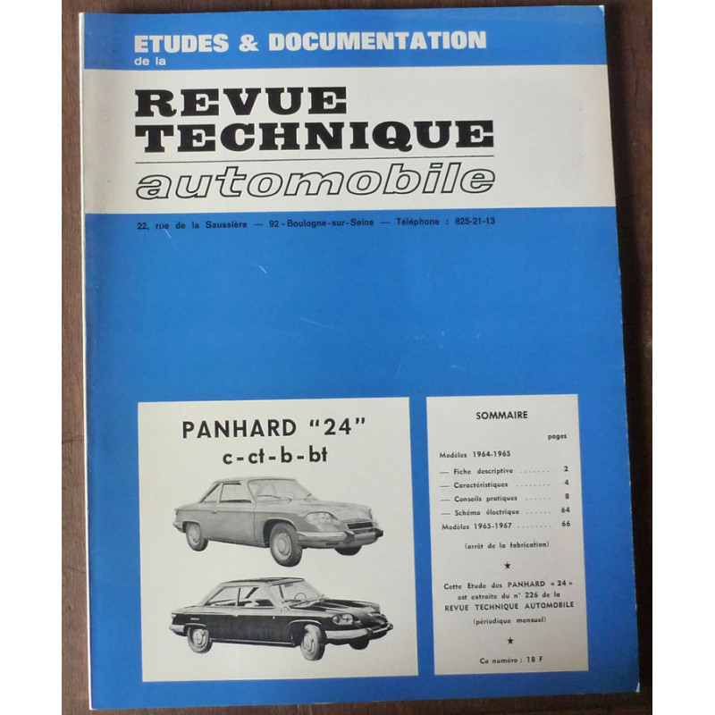 copy of 24 B BT C CT Revue Technique Panhard