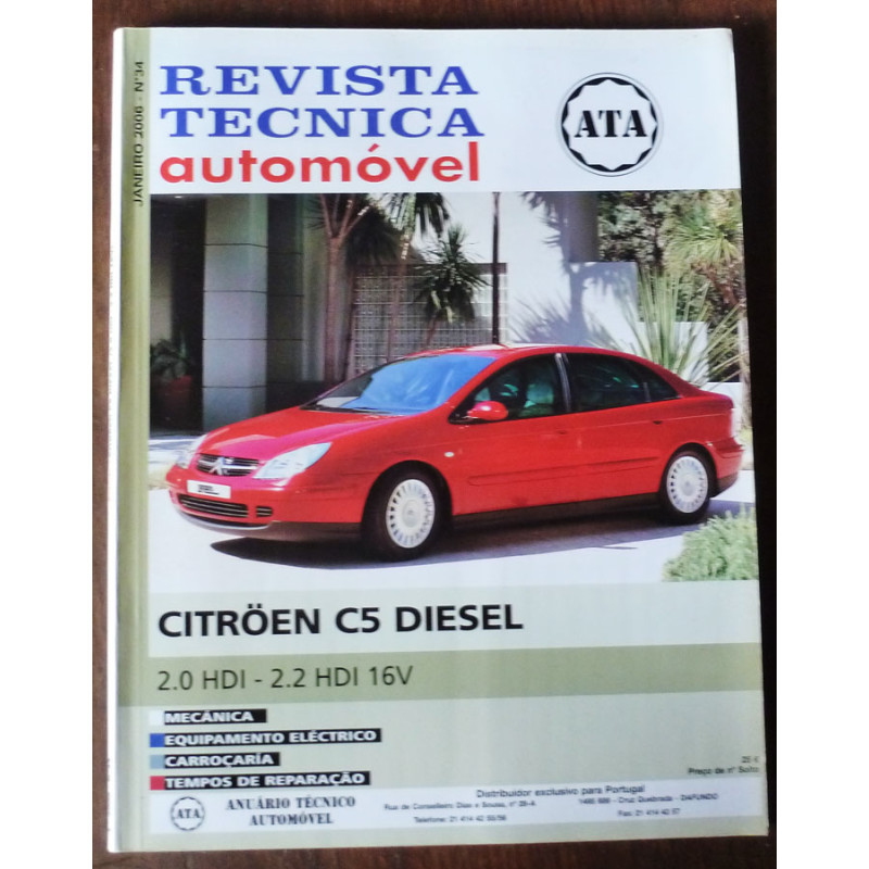 C5 diesel - Revue Technique CITROEN Espagnol