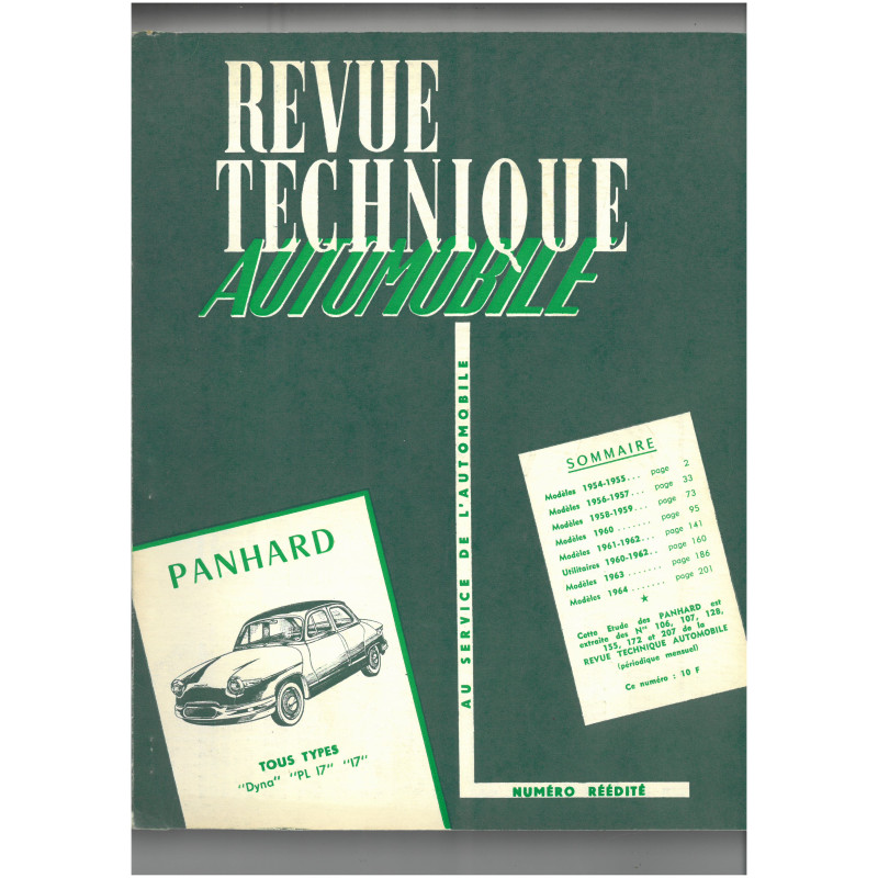 Dyna PL17 17 - Revue Technique Panhard