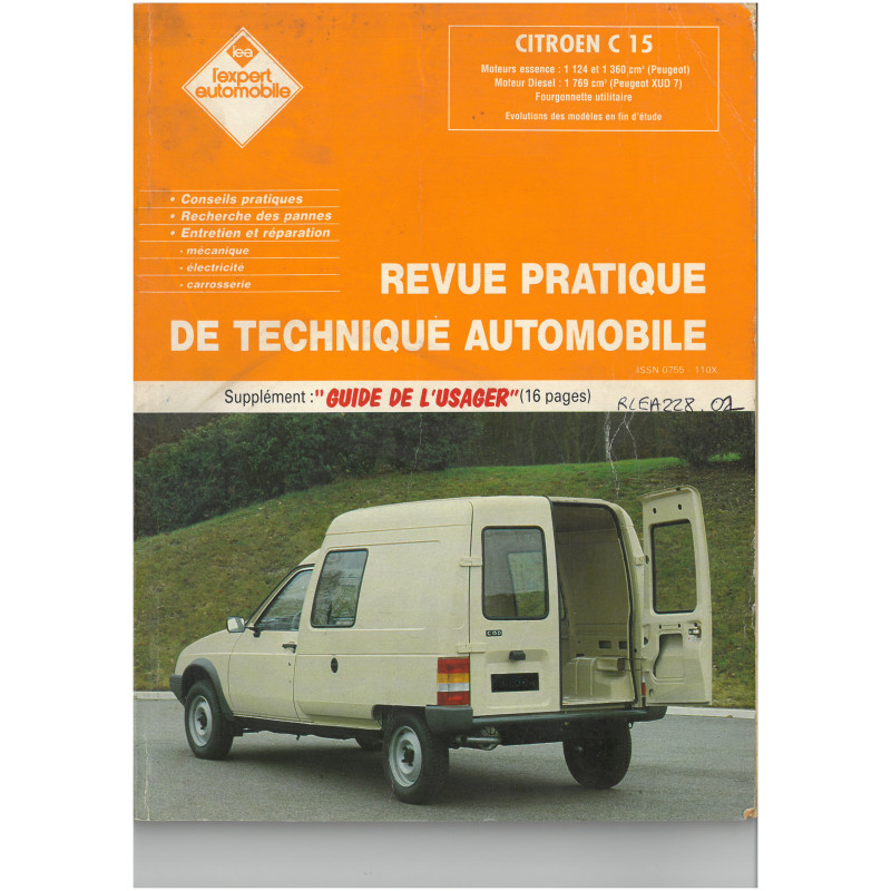 C15 Revue Technique CITROEN