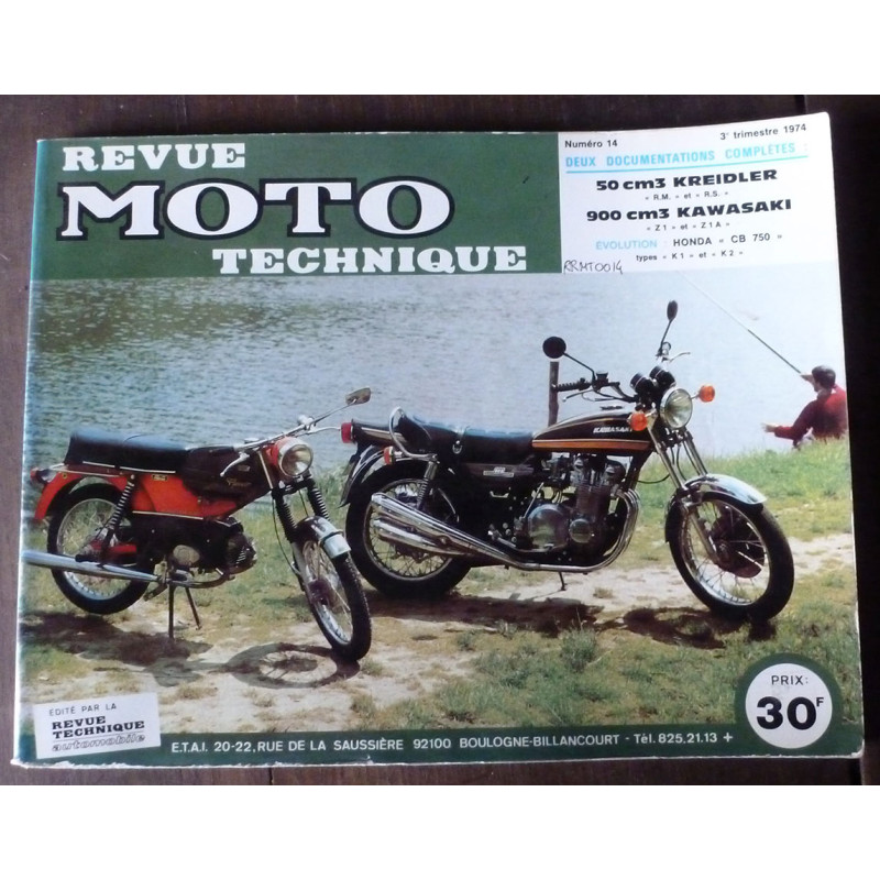 copy of 50 RM RS  900Z 1000Z Revue Technique moto Kawasaki Kreidler