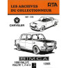 1000 Rallye 1 2 3  Revue Technique Simca N37