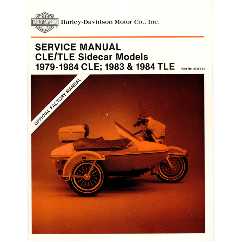 CLE/TLE SideCar 79-84 - Manuel USB HARLEY-DAVIDSON Anglais