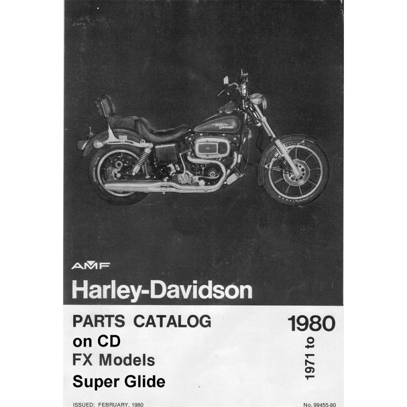 FX 71-80 - Catalogue pièces détachées USB HARLEY-DAVIDSON  Anglais