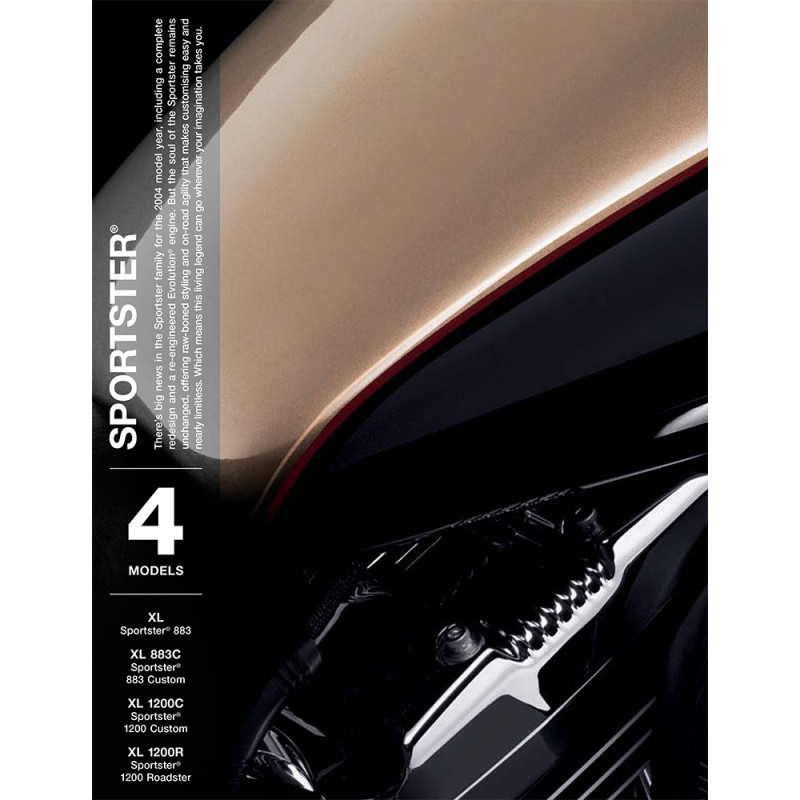 SPORTSTER 883-1200cc Customisation 2011 - Catalogue pièces détachées USB HARLEY-DAVIDSON  Anglais