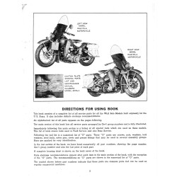 WLA TM10-1482 1943 - Catalogue pièces détachées USB HARLEY-DAVIDSON  Anglais