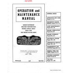 WLA 1942 - Manuel USB HARLEY-DAVIDSON Anglais